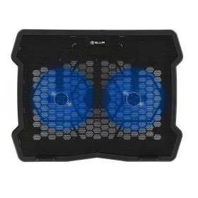 Cooling pad Tellur Basic, 15.6", 2 ventilatoare, Negru TELLUR - 1